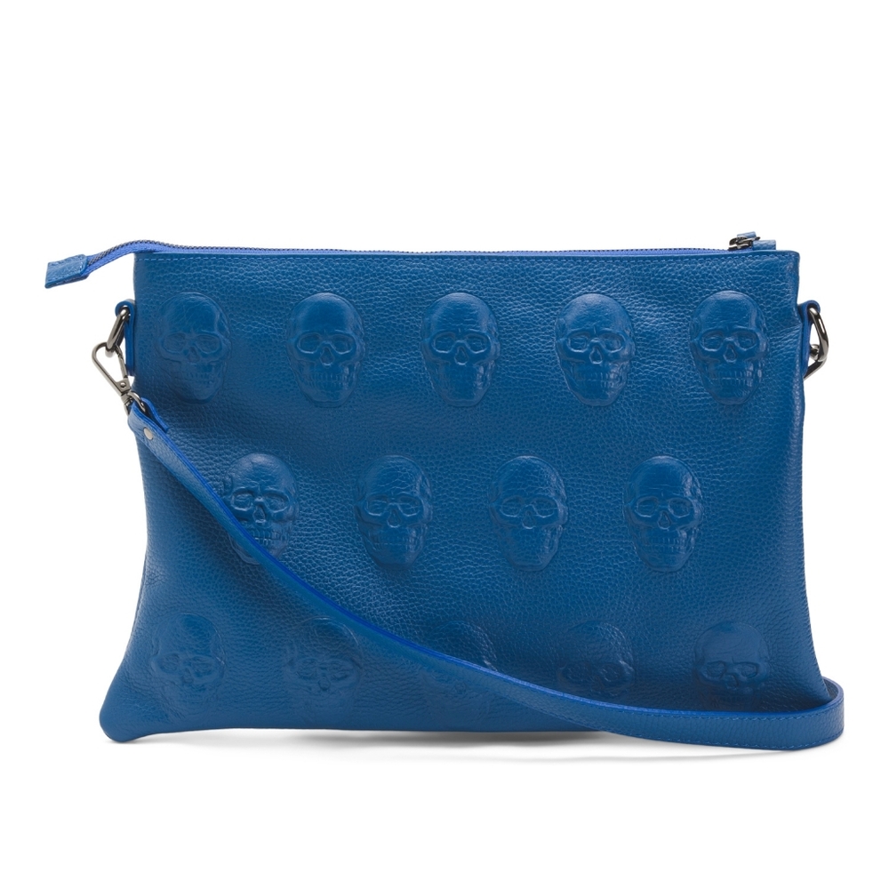 IO Pelle Skull Crossbody Handbag